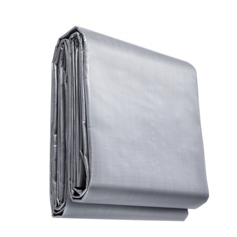 Heavy Duty Waterproof Tarp, Poly Cover with UV Protection & Reinforced Grommets