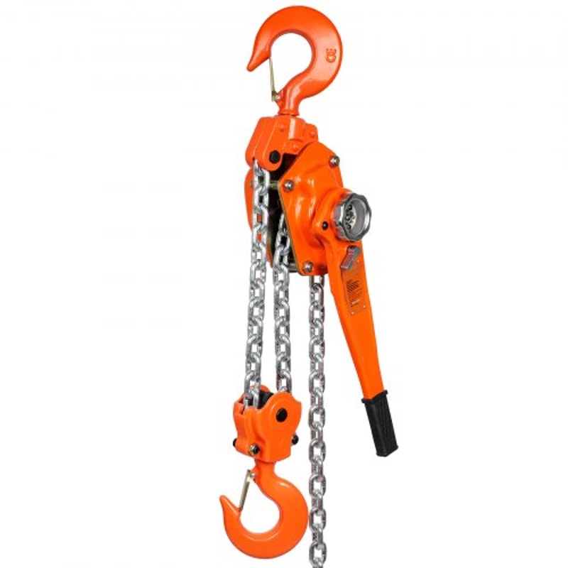 Lever Chain Hoist Heavy Duty Come Along With Chain Double Pawl Brake 8