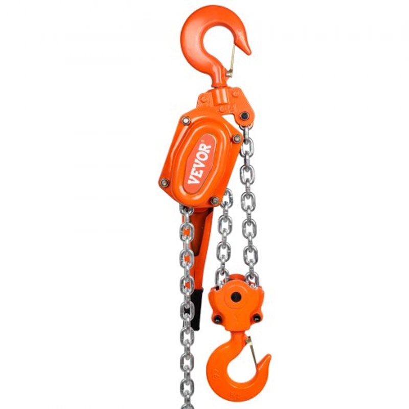 Lever Chain Hoist Heavy Duty Come Along With Chain Double Pawl Brake 9