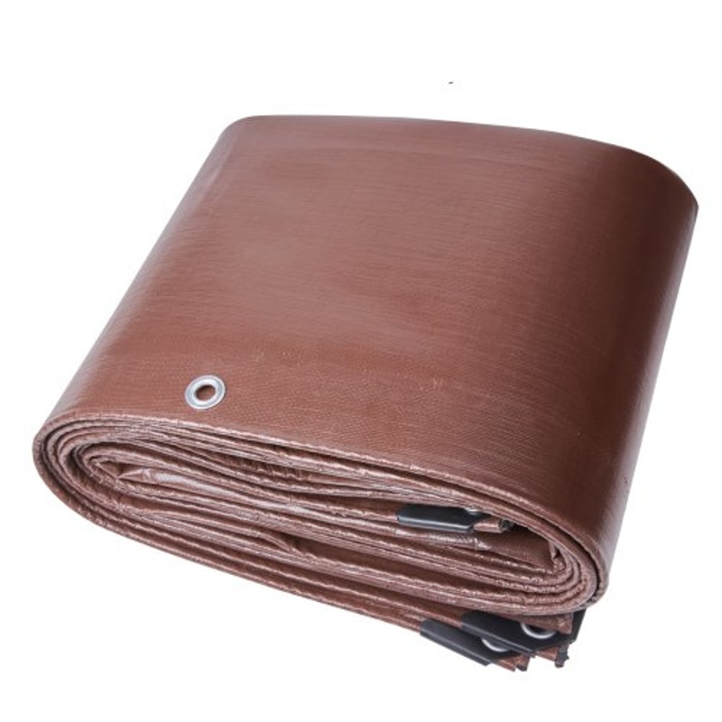 Heavy Duty Waterproof Tarp Thick UV Resistant Poly Cover With Reinforced Edges 8