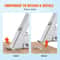 Removable Aluminum Dock Ladder Step High lbs Non Slip Boat Boarding Ladder