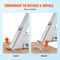 Removable Aluminum Dock Ladder Step High lbs Non Slip Boat Boarding Ladder