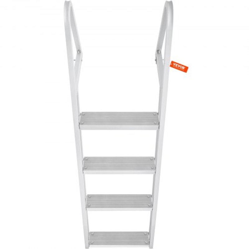 Removable Aluminum Dock Ladder Step High lbs Non Slip Boat Boarding Ladder