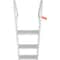 Removable Aluminum Dock Ladder Step Non Slip Pontoon Boat Ladder High lbs Capacity