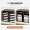 Wood Literature Organizer With Adjustable Shelves Durable Office Classroom File Sorter 4