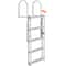 Retractable Aluminum Dock Ladder Step Adjustable Marine Boat Ladder High lb Capacity