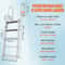 Retractable Aluminum Dock Ladder Step Adjustable Marine Boat Ladder High lb Capacity