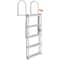 Retractable Aluminum Dock Ladder Step Adjustable Marine Boat Ladder High lb Capacity