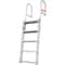 Retractable Aluminum Dock Ladder Step Adjustable Marine Boat Ladder High lb Capacity