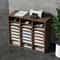 Wooden Literature Organizer With Adjustable Shelves Office Mail Sorter 6