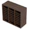 Wooden Literature Organizer With Adjustable Shelves Office Mail Sorter 8