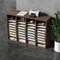 Wood Literature Organizer With Adjustable Shelves Large Office Mail Sorter Cabinet 6