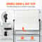 Adjustable Mobile Whiteboard Double-Sided Magnetic Dry Erase Board with Wheels