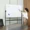 Adjustable Mobile Whiteboard Double-Sided Magnetic Dry Erase Board with Wheels