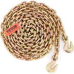 heavy duty transport binder chain with grab hooks high lbs load limit