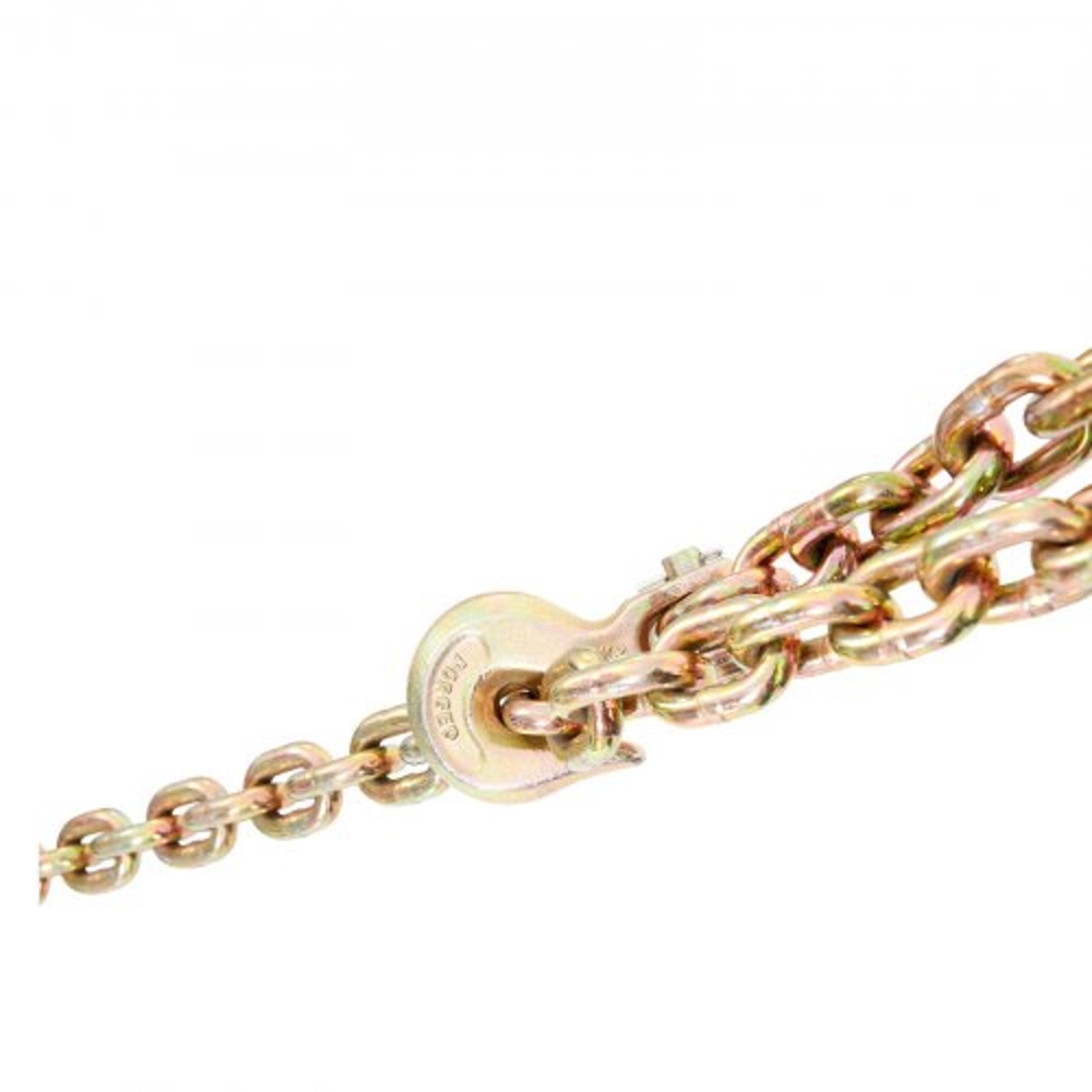 Heavy Duty Transport Binder Chain With Grab Hooks High Lbs Load Limit 8