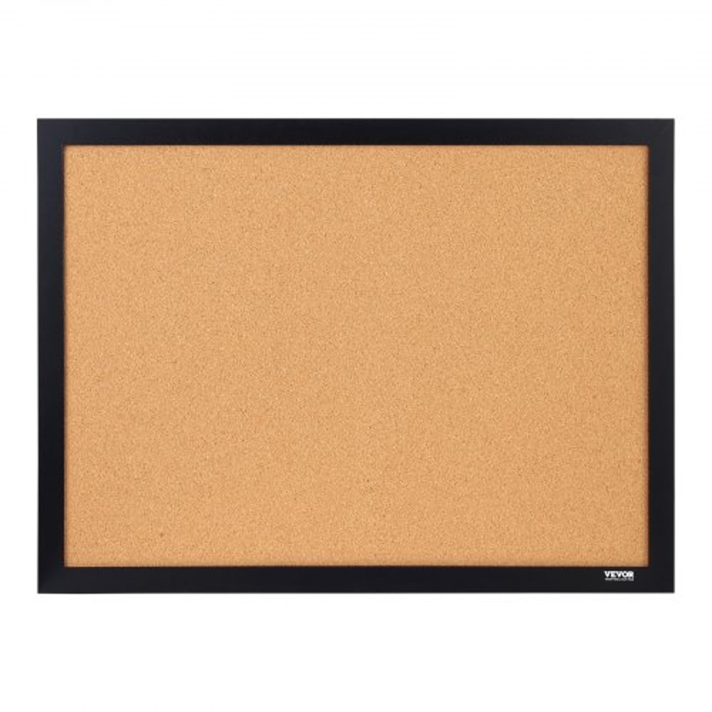 Cork Board Bulletin Board With MDF Frame Push Pins For Home Office School 8
