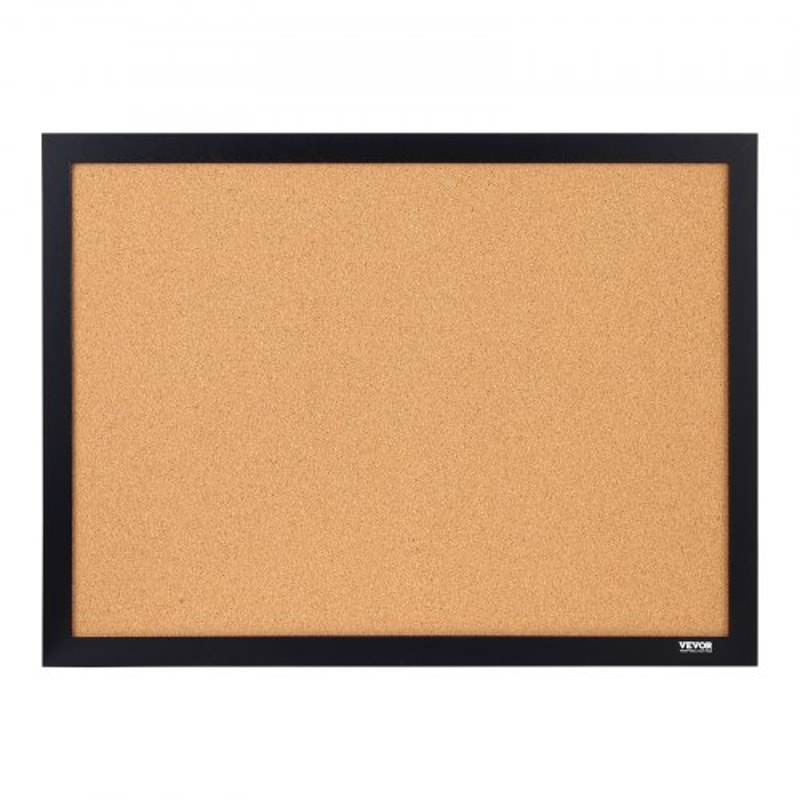 Cork Board Bulletin Board With MDF Frame Push Pins For Home Office School 8