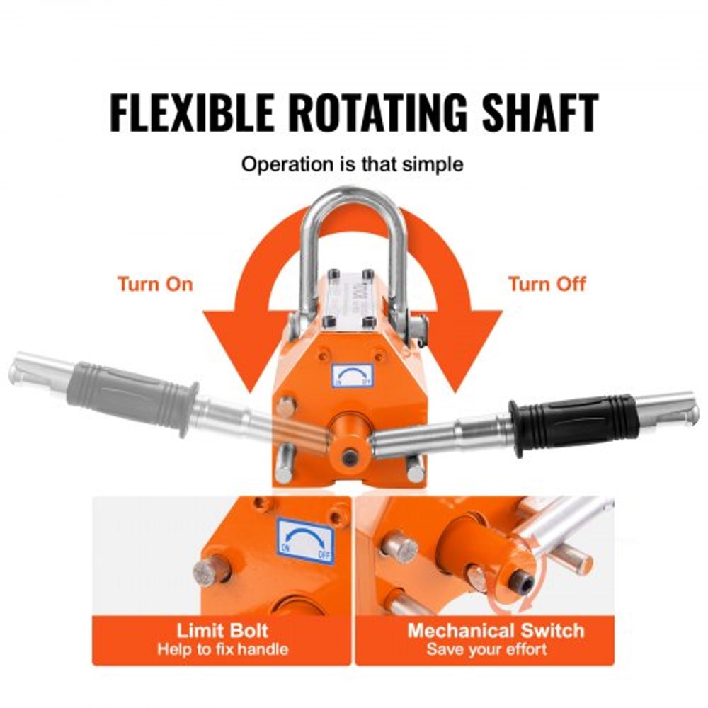 Magnetic Lifter Heavy Duty Permanent Lifting Magnet For Steel Plates Industrial Use 3