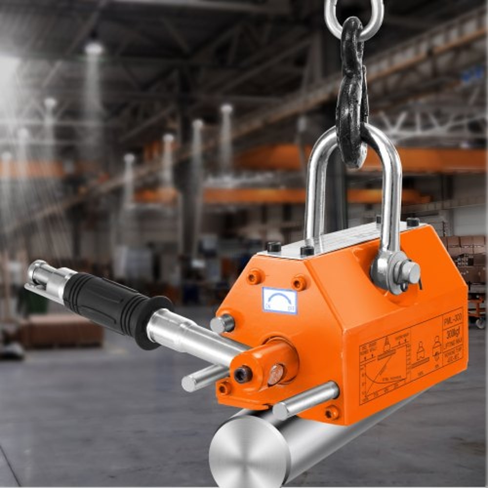 Heavy Duty Magnetic Lifter Steel Lifting Magnet With Safety Lock Handle 6