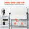 Adjustable Double-Sided Magnetic Whiteboard on Wheels Mobile Dry Erase Board