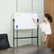 Adjustable Double-Sided Magnetic Whiteboard on Wheels Mobile Dry Erase Board