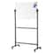 Adjustable Double-Sided Magnetic Whiteboard on Wheels Mobile Dry Erase Board