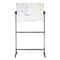 Adjustable Double-Sided Magnetic Whiteboard on Wheels Mobile Dry Erase Board