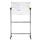 Adjustable Double-Sided Magnetic Whiteboard on Wheels Mobile Dry Erase Board
