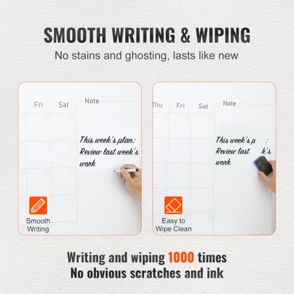 Calendar Whiteboard Magnetic Monthly Planner Board for Wall Office Home