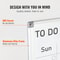 Calendar Whiteboard Magnetic Monthly Planner Board for Wall Office Home