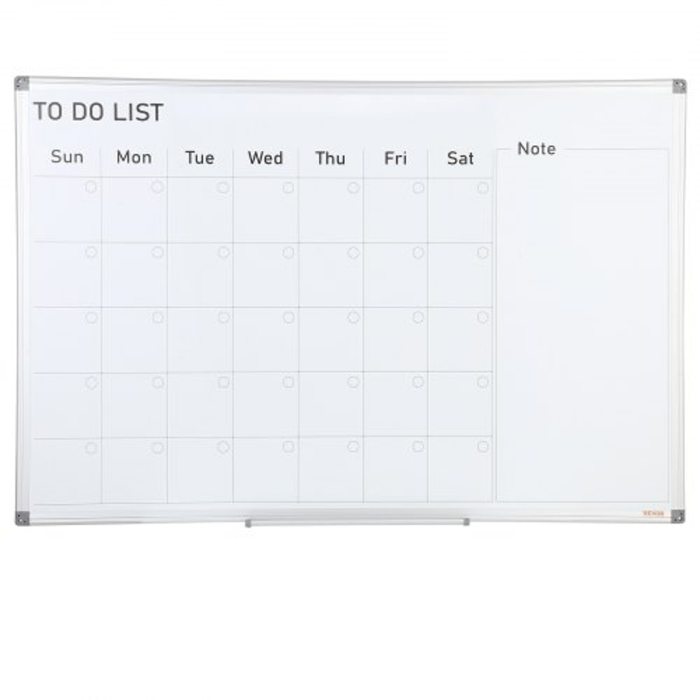 Calendar Whiteboard Magnetic Monthly Planner Board for Wall Office Home