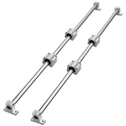 linear guide rail kit cnc rail system with slide blocks & supports
