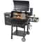Heavy Duty Charcoal Grill with Cart & Cover, Portable BBQ Grill Smoker Combo for Outdoor Cooking