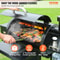 Heavy Duty Charcoal Grill with Cart & Cover, Portable BBQ Grill Smoker Combo for Outdoor Cooking