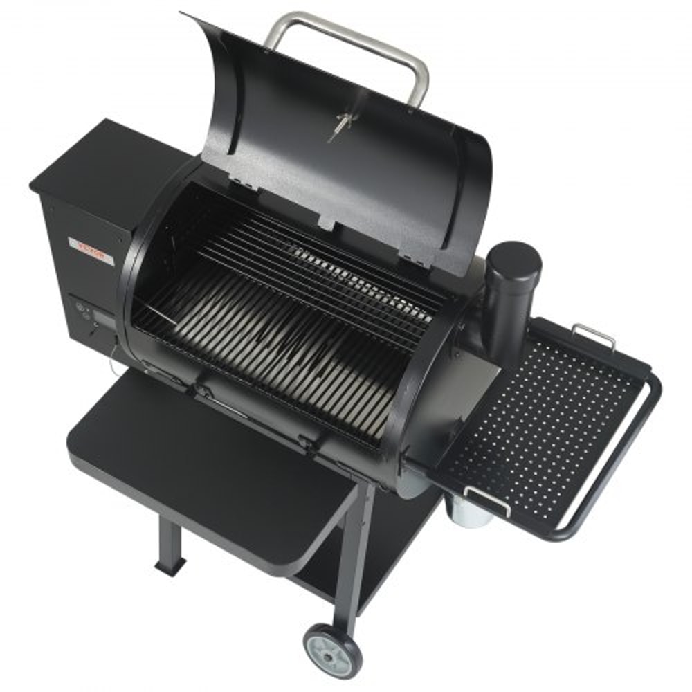 Heavy Duty Charcoal Grill with Cart & Cover, Portable BBQ Grill Smoker Combo for Outdoor Cooking