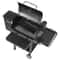 Heavy Duty Charcoal Grill with Cart & Cover, Portable BBQ Grill Smoker Combo for Outdoor Cooking