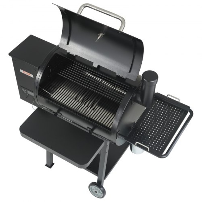 Heavy Duty Charcoal Grill with Cart & Cover, Portable BBQ Grill Smoker Combo for Outdoor Cooking