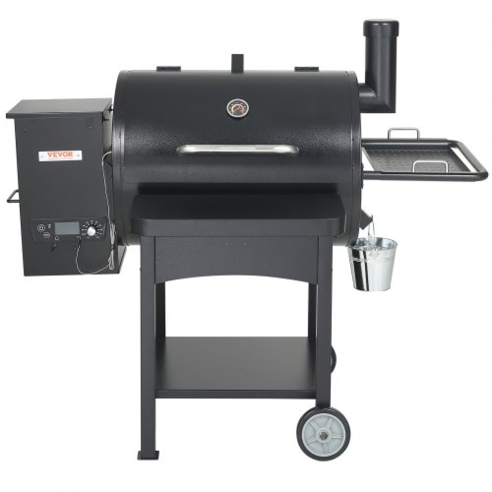 Heavy Duty Charcoal Grill with Cart & Cover, Portable BBQ Grill Smoker Combo for Outdoor Cooking