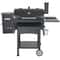 Heavy Duty Charcoal Grill with Cart & Cover, Portable BBQ Grill Smoker Combo for Outdoor Cooking
