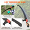 Extendable Pole Saw Pruner With Steel Blade Lightweight Aluminum Handle 3