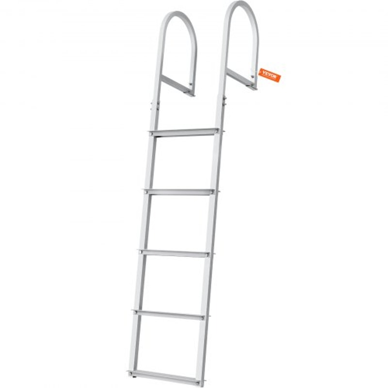 Removable Aluminum Dock Ladder High lbs Heavy Duty Non-Slip Boat Boarding Ladder