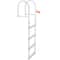 Removable Aluminum Dock Ladder Step High tlb Capacity Non-Slip Pontoon Boat Ladder