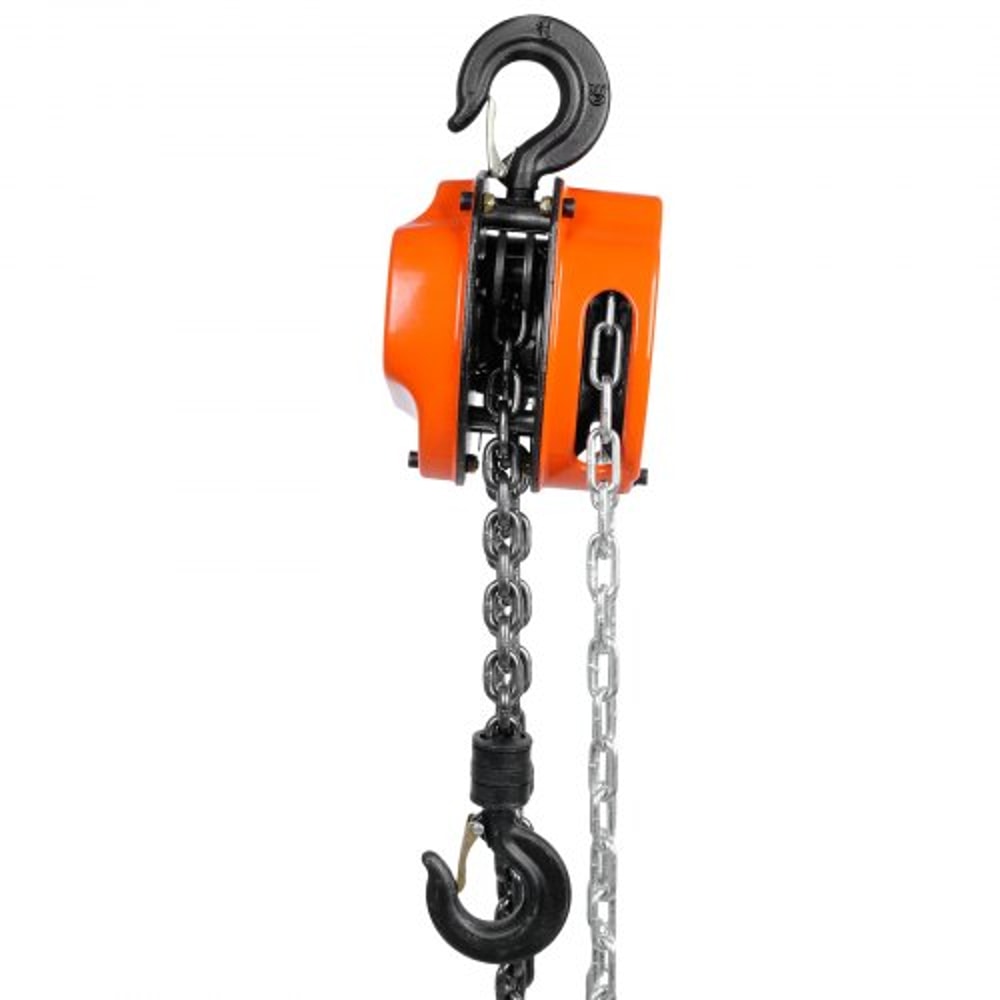 Manual Chain Hoist High lb Heavy Duty Come Along with Steel Chain & Safety Brake