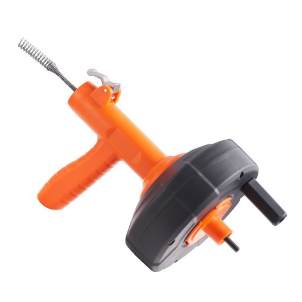 Heavy Duty Drain Auger With Auto Feed Drill Adapter For Fast Clog Removal 9