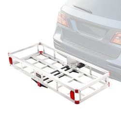 aluminum hitch cargo carrier high lb capacity foldable rack for suv truck receiver