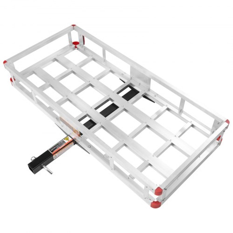Aluminum Hitch Cargo Carrier High Lb Capacity Foldable Rack For SUV Truck Receiver 8