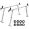 Heavy Duty Truck Ladder Rack Aluminum Adjustable Pickup Bed Rack with No Drill Clamps
