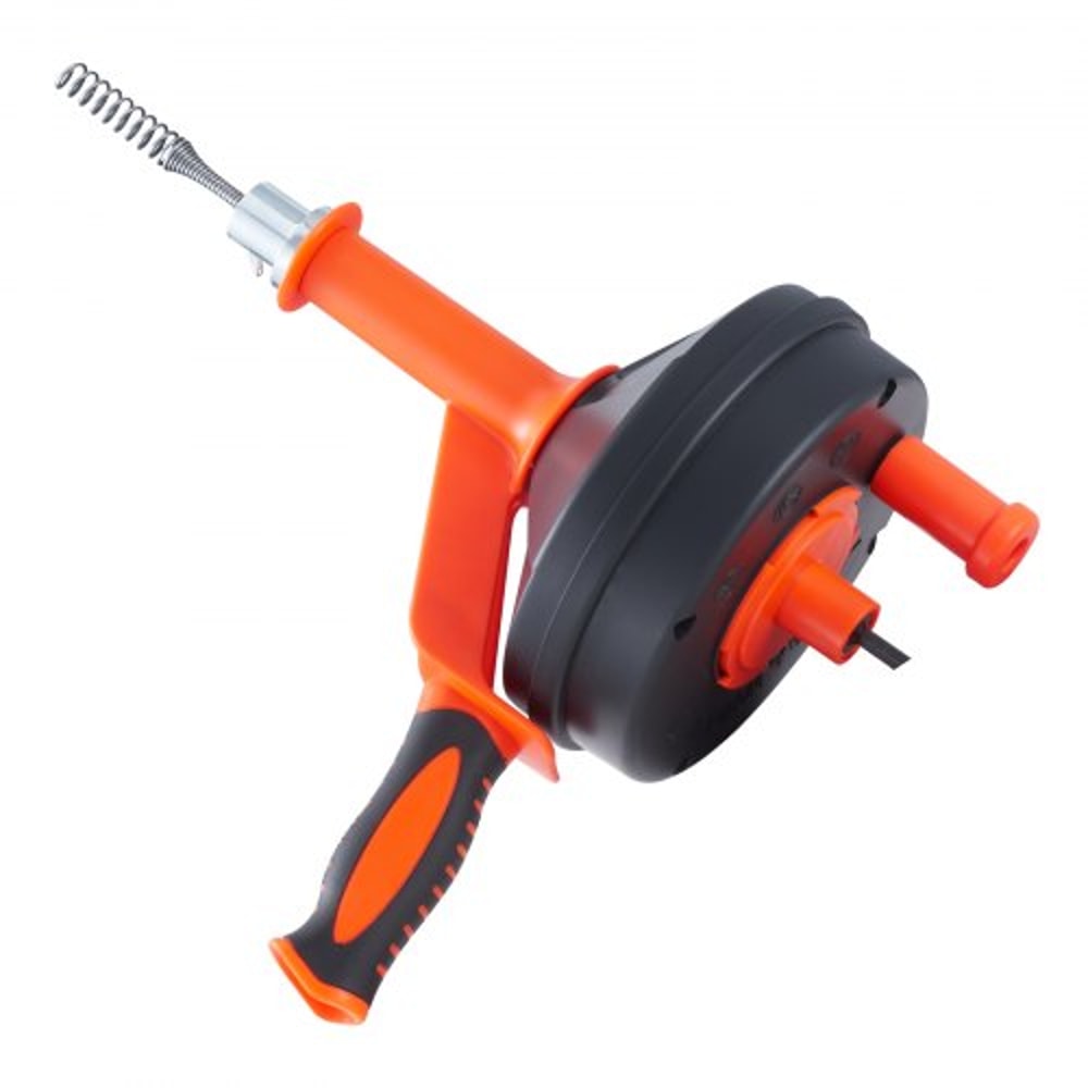 Drain Auger With Drill Adapter Flexible Plumbing Snake Clog Remover Kit 9