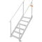 Adjustable Aluminum Dock Ladder Step With Handrails High Lb Capacity For Boat Pool Marine Use 8